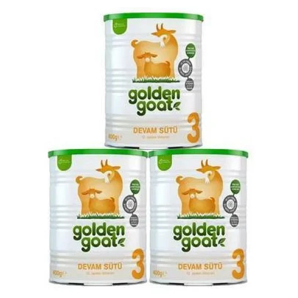 Golden Goat 3 Keçi Sütlü Devam Sütü 400 Gr 3 Adet - Görsel 7