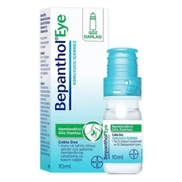 Bepanthol Eye Nemlendirici Göz Damlası Çoklu Doz 10 Ml - Görsel 4