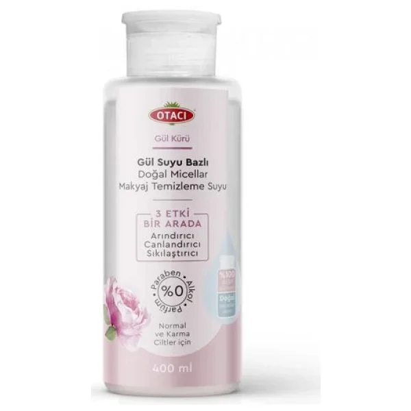 Otacı Gül Suyu Bazlı Micellar 400 Ml Makyaj Temizleme Suyu - Görsel 5