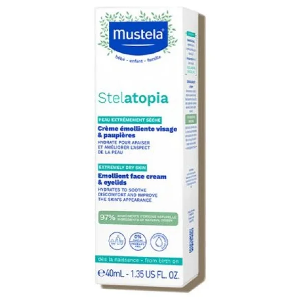 Mustela Stelatopia Emollient Yüz Kremi 40 Ml - Görsel 3