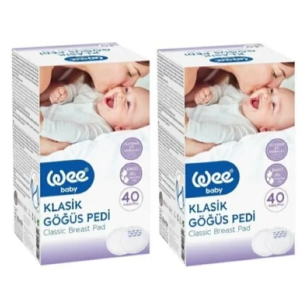 Wee Baby Klasik 40'lı 2 Paket Göğüs Pedi - Görsel 3