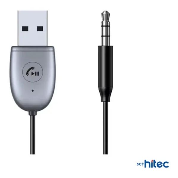 Schitec Usba Bluetooth 5.1 Araç Kiti Hifi Ses Alıcı 3.5mm Aux Adaptör Dönüştürücü Bt770 - Görsel 4