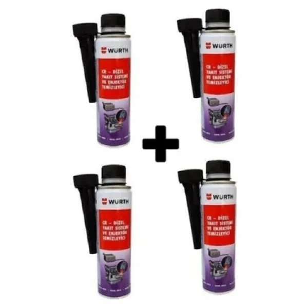 Würth 300 Ml 4'lü Dizel Enjektör Temizleyici - Görsel 4