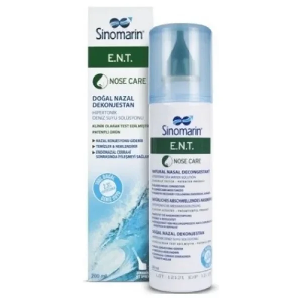 Sinomarin E.N.T. Deniz Suyu 200 Ml Burun Spreyi - Görsel 4