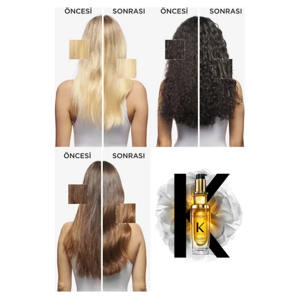 Kerastase Elixir Ultime L'huile Originale Refill 75 Ml Saç Bakım Yağı - Görsel 8