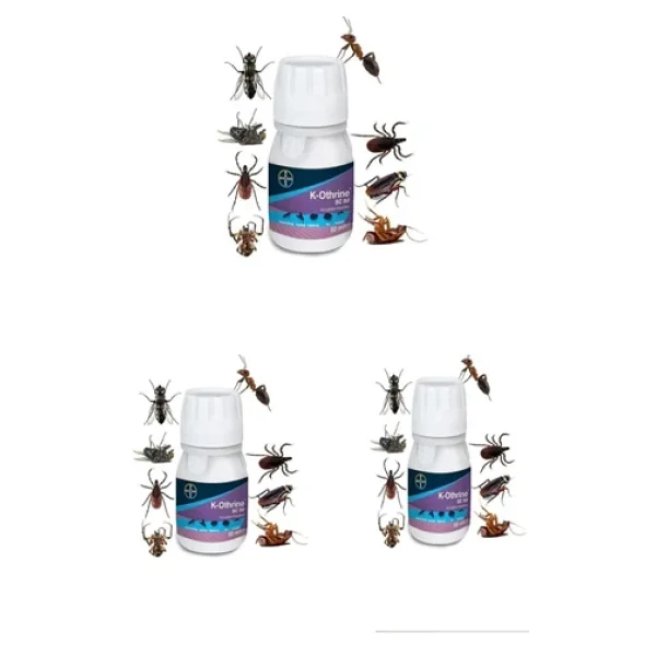 Bayer K-Othrine Sc 50 Genel Haşere Ilacı 50 Ml 3 Adet Pire Sinek Hamam Böceği Tahtakurusu - Görsel 3