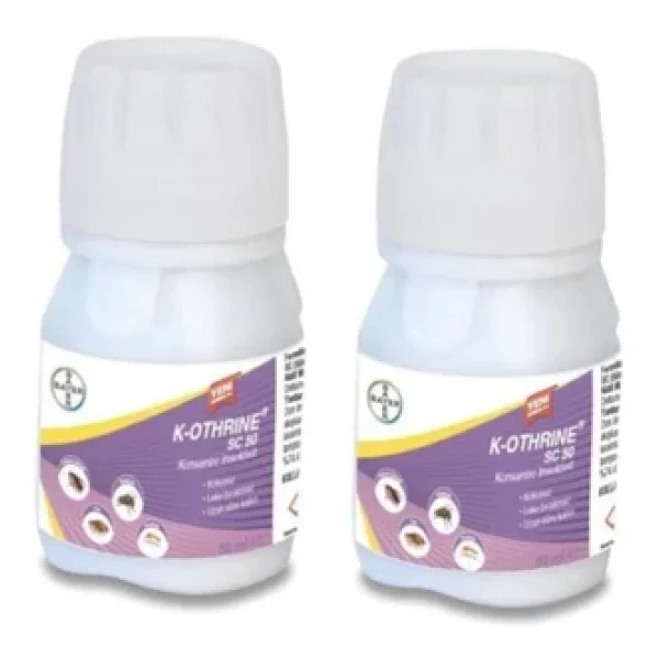 Bayer K-Othrine Sc 50 Genel Haşere Ilacı 2 X 50 Ml - Etkili Ve Uzun Süreli Haşere Kontrolü - Görsel 3