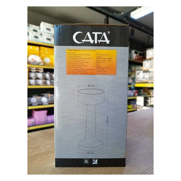 Cata Ct-8436 Denver Şarjlı Masa Lambası - Görsel 3
