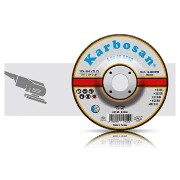Karbosan 910580 180x8.0x22.23 Mm A 24 Rs Bf80 Nk Metal Taşlama Diski - Görsel 4