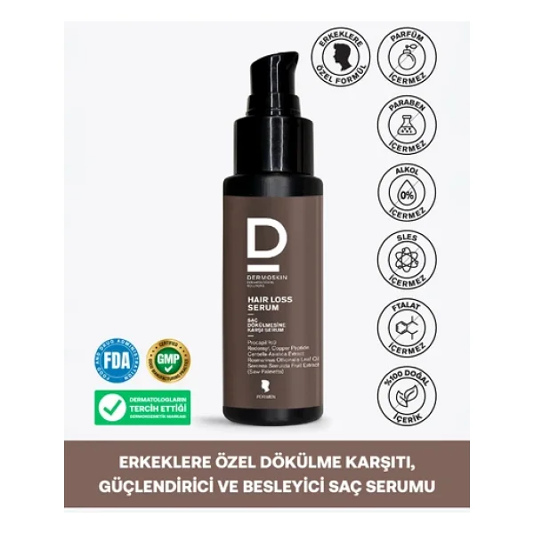 Dermoskin Dökülme Karşıtı Erkek 50 Ml Saç Serumu - Görsel 6