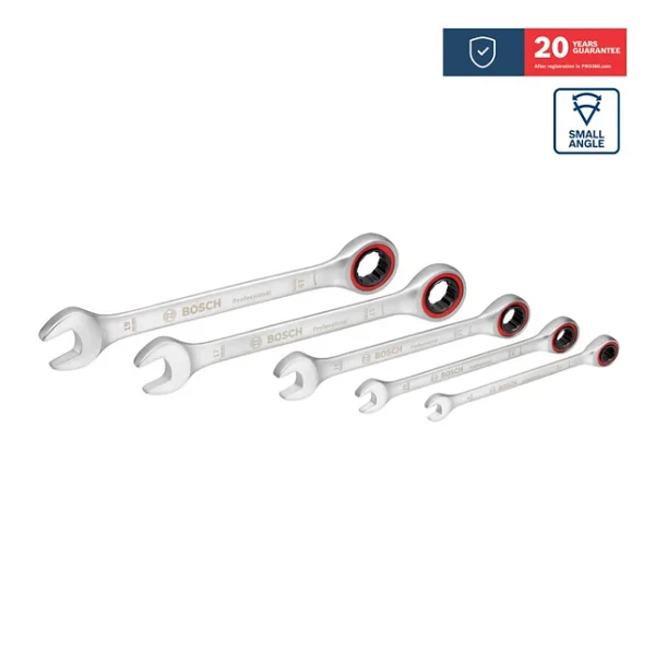 Bosch 1600a02z3d 5 Parça Cırcırlı Kombine Anahtar Takımı - Görsel 4