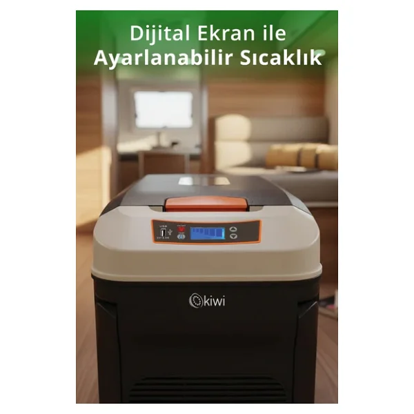 Kiwi Kım-4753 12-24 V 40 Lt Araç Buzdolabı - Görsel 4
