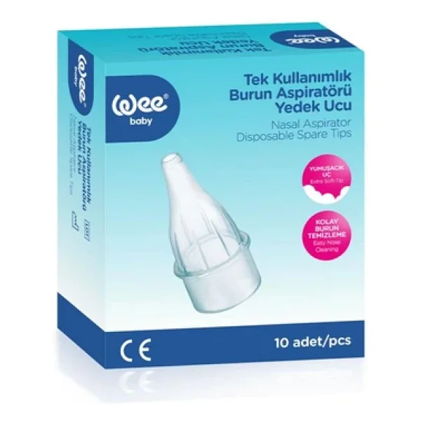 Wee Baby Burun Aspiratörü 10'lu Yedek Uç - Görsel 6