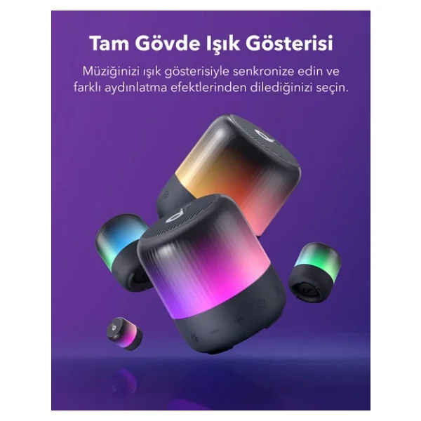 Anker Soundcore Glow Mini Bluetooth Hoparlör - Görsel 3