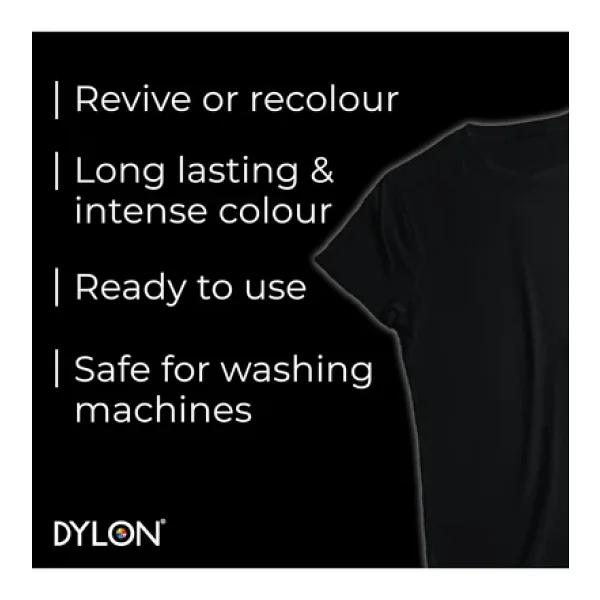 Dylon Matik Kumaş Boyası Dylon Matik Siyah Kumaş Boyası 350g - Görsel 7