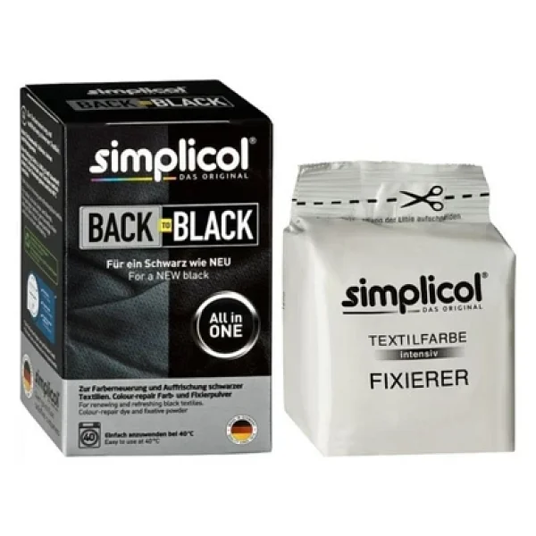 Simplicol Konsantre Siyaha Dönüş Kot, Kanvas, Keten, T-Shirt, Kumaş Boyası Ve Sabitleştirici Toz - Görsel 5
