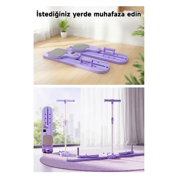 Pilates Board - Taşınabilir Pilates Reformer Aleti - Çok Fonksiyonlu Ev Tipi Pilates Ekipmanı - Görsel 9