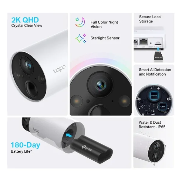 Tp-Link Tapo C420s2 2k 2'li Ip Wi-Fi Güvenlik Kamerası - Görsel 2