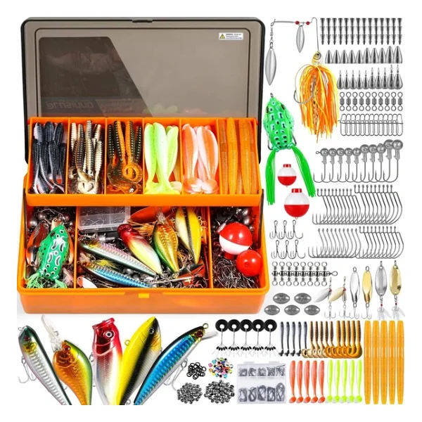 Valkyrie Profesyonel Balık Avı Seti - 404 Parça Yem, Kanca, Kurşun, Sahte Yem Taşıma Kutulu Full Set - Görsel 7