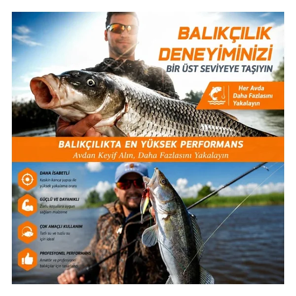 Valkyrie Profesyonel Balık Avı Seti - 404 Parça Yem, Kanca, Kurşun, Sahte Yem Taşıma Kutulu Full Set - Görsel 9