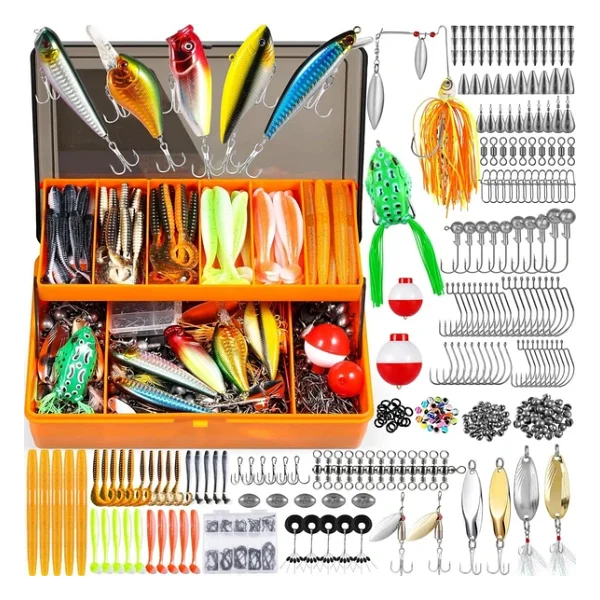 Valkyrie Profesyonel Balık Avı Seti - 404 Parça Yem, Kanca, Kurşun, Sahte Yem Taşıma Kutulu Full Set - Görsel 3