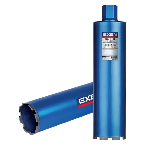 Exen Eku 1102 102x550 Mm Sulu Kesim Elmas Karot Ucu - Görsel 4