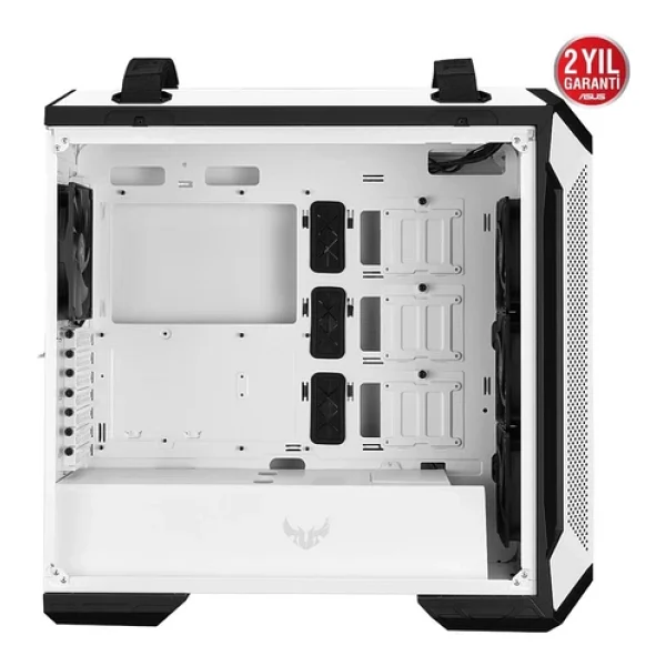 Asus Tuf Gaming Gt501 RGB Fanlı Beyaz E-Atx Oyuncu Kasası - Görsel 2