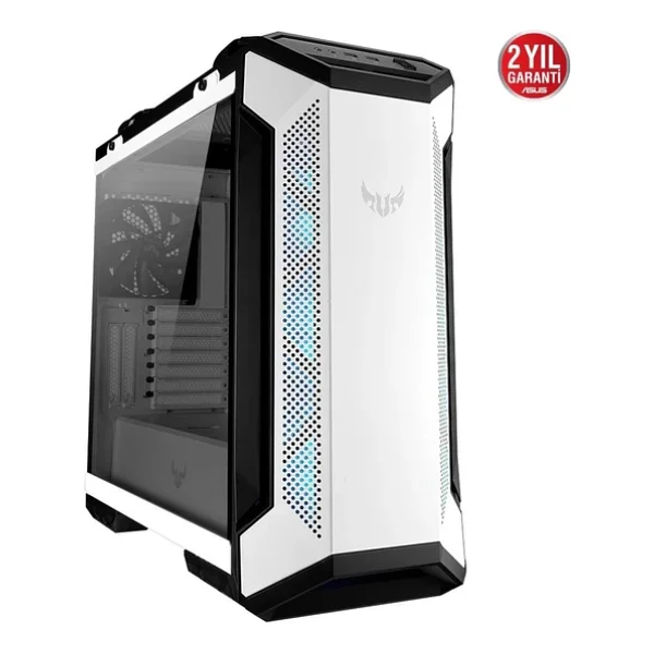 Asus TUF Gaming GT501 RGB Fanlı Beyaz E-ATX Oyuncu Kasası