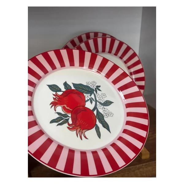 Acar Narlı Porselen 20,2 Cm Tatlı Tabağı - Görsel 6