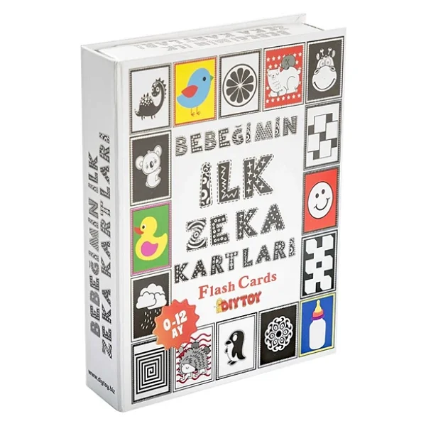 Dıytoy Dıy Toy Bebeğimin Ilk Zeka Kartları 0-12 Ay (2 Adet) - Görsel 6