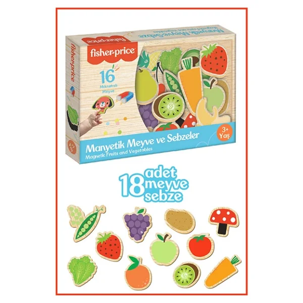 Fisher-Price Fisher Price Manyetik Meyve Sebze - Görsel 4