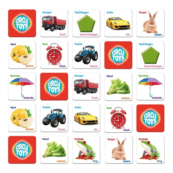 Circle Toys Match Up Eşleştirme Kartları - Görsel 3