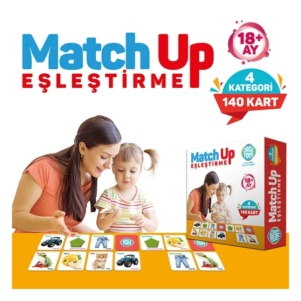 Circle Toys Match Up Eşleştirme Kartları - Görsel 2