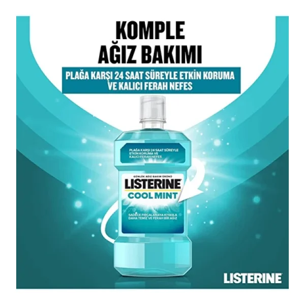 Listerine Cool Mint 1 Lt 2 Adet Gargara - Görsel 4