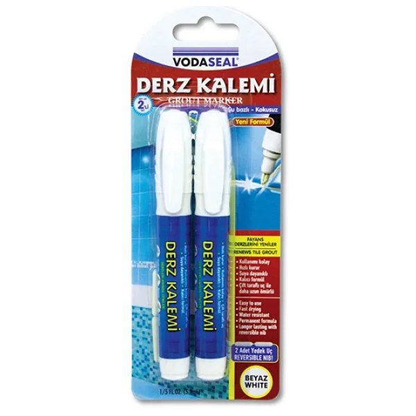 3 Adet Vodaseal Derz Kalemi 2'Li Beyaz - Görsel 5