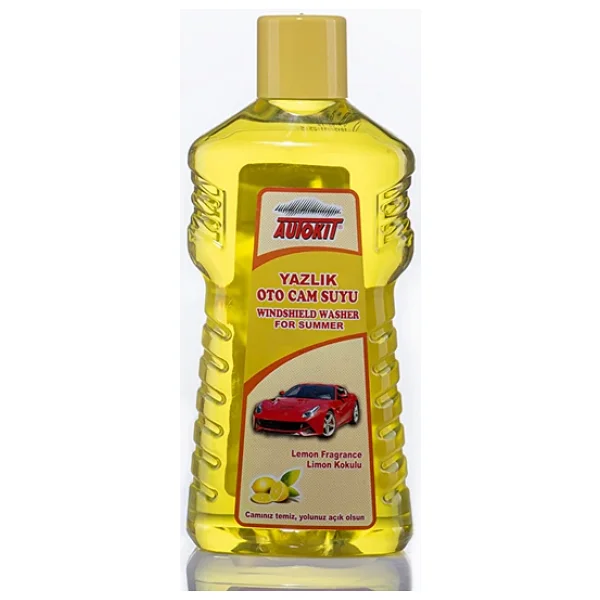Autokit 1 Lt Limon Kokulu Oto Cam Suyu - Görsel 3
