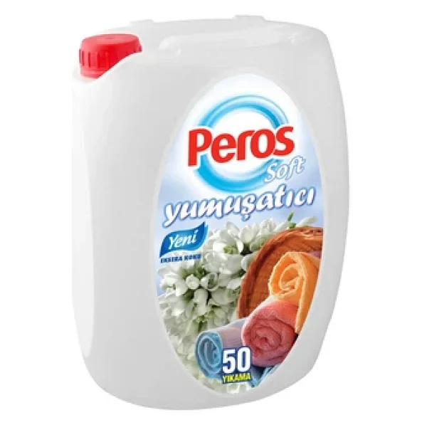 Peros Soft Beyaz Çiçekler Yumuşatıcı 50 Yıkama 5 Lt - Görsel 2
