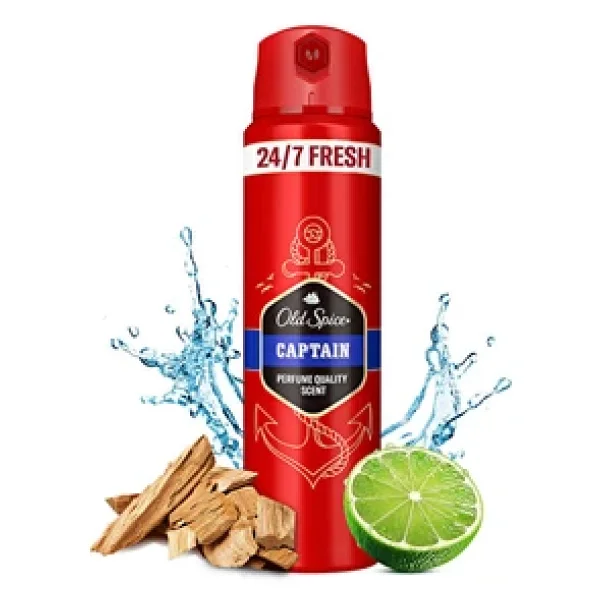 Old Spice Captain 150 ml 3 Adet Erkek Deodorant - Görsel 2