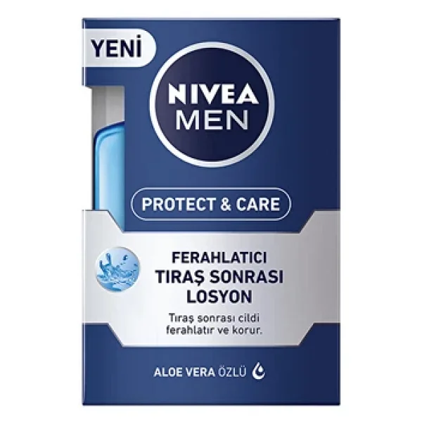 4 ADET Nivea Men Tıraş Sonrası Losyon Protect&Care 100 ml