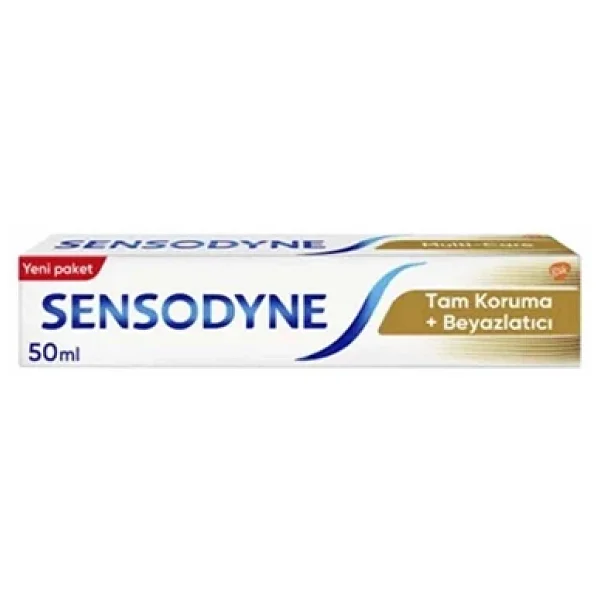 Sensodyne Tam Koruma Beyazlatıcı 50 Ml 3 Adet Florürlü Diş Macunu - Görsel 3