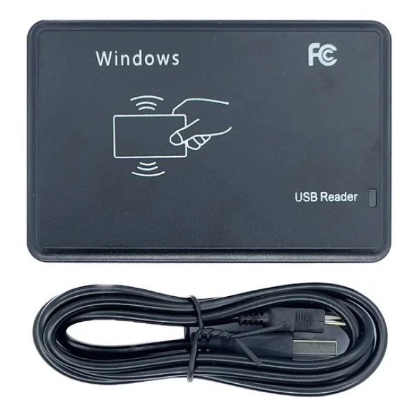 125 Khz Rfıd Kart Etiket Okuyucu USB Card Reader - Görsel 5
