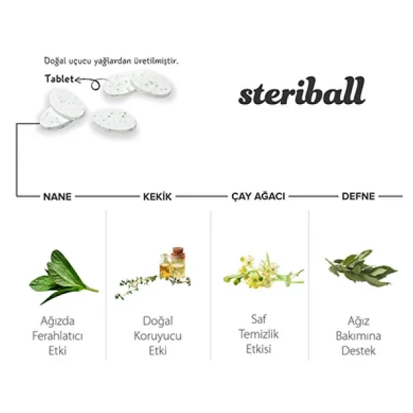 Steriball Şarjlı Diş Fırçası Koruma Kabı 2'li Şeffaf - Görsel 2