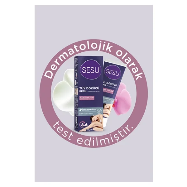 Sesu Tüy Dökücü Krem Hassas Ciltler 100 Ml 2 Adet - Görsel 2