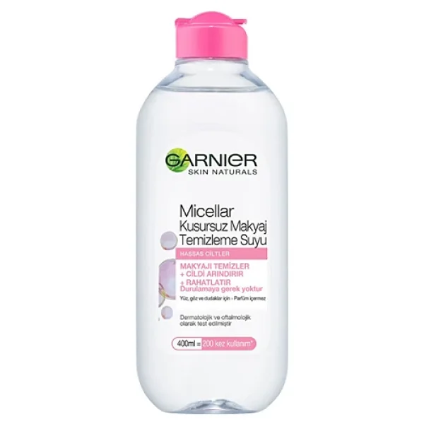 Garnier Micellar Hassas Ciltler Kusursuz 400 Ml 2 Adet Makyaj Temizleme Suyu - Görsel 4