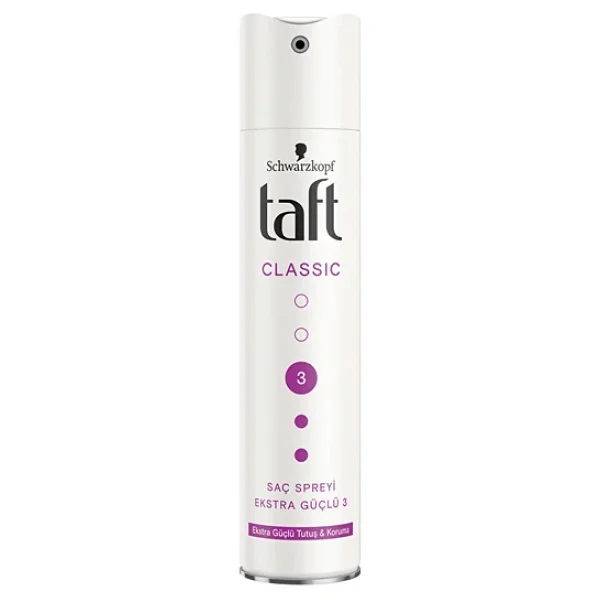 Taft Classic Ekstra Güçlü 250 ml 2 Adet Saç Spreyi - Görsel 4