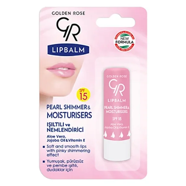 Golden Rose Lip Balm Spf 15 Pearl & Shimmer - Görsel 3