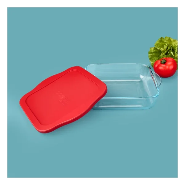 Paşabahçe 59034 1950 Cc Plastik Kapaklı Kare Borcam - Görsel 6