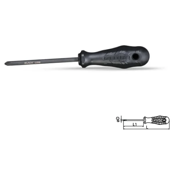 İzeltaş 13000005120 Black Line 6x100 Mm Yıldız Tornavida - Görsel 5