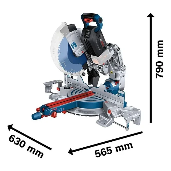 Bosch Gcm 18v-305 Gdc Çift Akülü 8 Ah Gönye Testere - Görsel 5