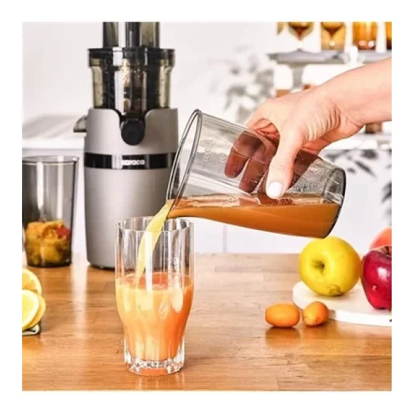 Karaca Slow Juicer Inox Katı Meyve Sıkacağı - Görsel 4